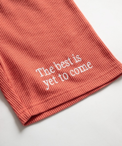 pairmanon(ペアマノン)の「【ふんわりワッフル】刺繍入り ベーシックハーフパンツ(スウェットパンツ・キッズ・ブラック/モカ/オレンジ系その他・100/130/150/90/140/120/110)」の10枚目の写真