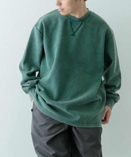 セール】フェードダンボール クルーネックTops（Tシャツ/カットソー