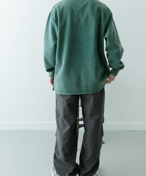 ITEMS URBANRESEARCH（アイテムズ アーバンリサーチ）の「フェードダンボール クルーネックTops（Tシャツ/カットソー・メンズ・ブラック/グリーン/ネイビー・MEDIUM/LARGE）」の14枚目の写真