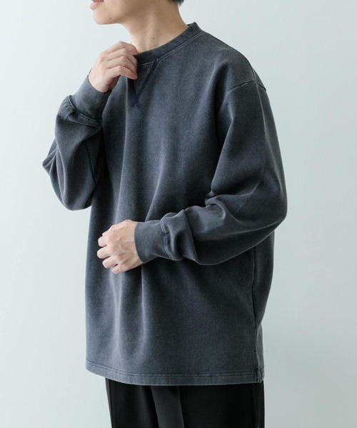 ITEMS URBANRESEARCH（アイテムズ アーバンリサーチ）の「フェードダンボール クルーネックTops（Tシャツ/カットソー・メンズ・ブラック/グリーン/ネイビー・MEDIUM/LARGE）」の18枚目の写真