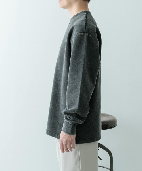 ITEMS URBANRESEARCH（アイテムズ アーバンリサーチ）の「フェードダンボール クルーネックTops（Tシャツ/カットソー・メンズ・ブラック/グリーン/ネイビー・MEDIUM/LARGE）」の21枚目の写真