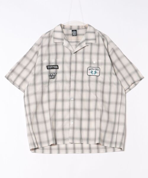 SANTA CRUZ（サンタクルーズ）の「【ムラサキスポーツ限定】SANTACRUZ/サンタクルーズ 半袖シャツ チェック 502252201（シャツ/ブラウス・メンズ・ホワイト/ブルー/オレンジ・M/XL/L）」の19枚目の写真