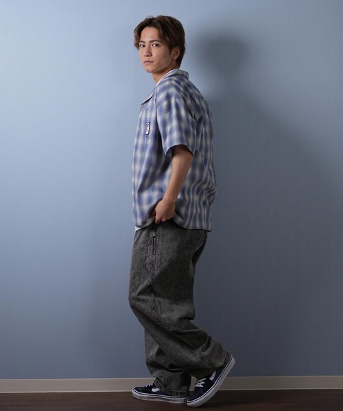 SANTA CRUZ（サンタクルーズ）の「【ムラサキスポーツ限定】SANTACRUZ/サンタクルーズ 半袖シャツ チェック 502252201（シャツ/ブラウス・メンズ・ホワイト/ブルー/オレンジ・M/XL/L）」の17枚目の写真