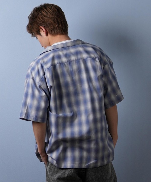 SANTA CRUZ（サンタクルーズ）の「【ムラサキスポーツ限定】SANTACRUZ/サンタクルーズ 半袖シャツ チェック 502252201（シャツ/ブラウス・メンズ・ホワイト/ブルー/オレンジ・M/XL/L）」の14枚目の写真