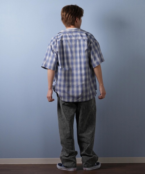 SANTA CRUZ（サンタクルーズ）の「【ムラサキスポーツ限定】SANTACRUZ/サンタクルーズ 半袖シャツ チェック 502252201（シャツ/ブラウス・メンズ・ホワイト/ブルー/オレンジ・M/XL/L）」の18枚目の写真