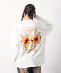 PENDLETON(�y���h���g��)�́yPENDLETON/�y���h���g���z BACK PRINT T�V���c / �o�b�N�v�����g����T�V���c(T�V���c/�J�b�g�\�[)