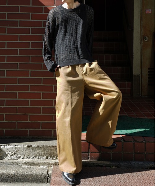 Noen（ノエン）の「ロープメッシュサマーニット（ニット/セーター・メンズ・ブラック/グレー・MEDIUM/LARGE）」の4枚目の写真