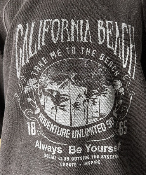 Java（ジャバ）の「《JaVaジャバコラボ》こなれ感叶う大人のゆるスタイル。裏使いヴィンテージライクピグメントプリント半袖スウェット(トップス)（スウェット・レディース・アイボリー/チャコールグレー/グリーン・MEDIUM/SMALL/X-LARGE/LARGE）」の15枚目の写真