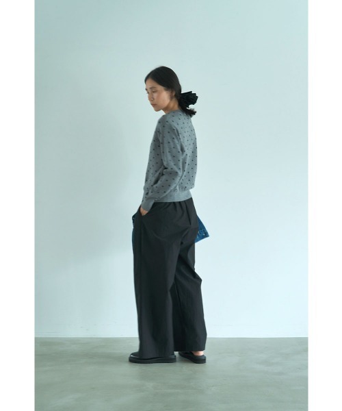 marjour(マージュール)の「JACQUARD DOT KNIT CARDIGAN(カーディガン/ボレロ・レディース・グレー・M)」の13枚目の写真