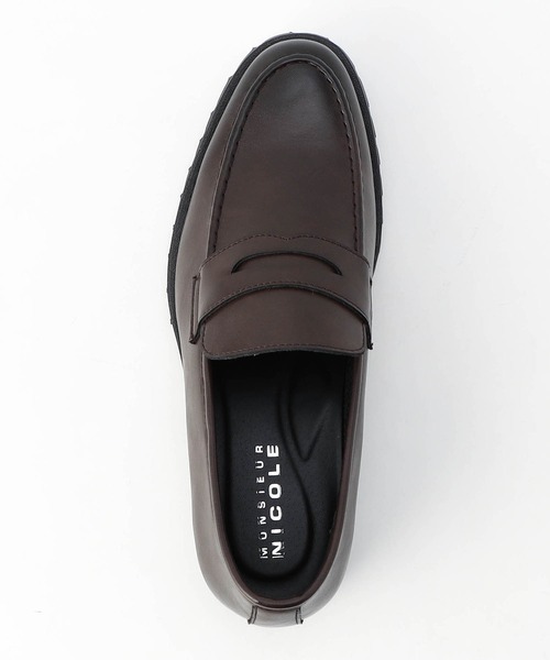 MONSIEUR NICOLE(ムッシュニコル)の「レザーローファー(ローファー・メンズ・ダークブラウン/ブラック・27.5cm/26.5cm/25.5cm)」の5枚目の写真