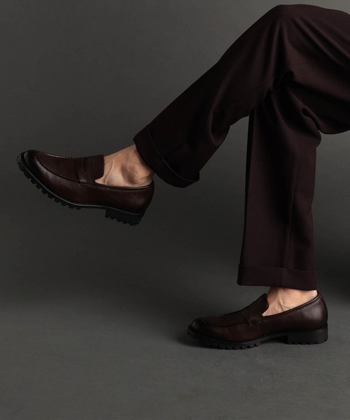 MONSIEUR NICOLE(ムッシュニコル)の「レザーローファー(ローファー・メンズ・ダークブラウン/ブラック・27.5cm/26.5cm/25.5cm)」の12枚目の写真