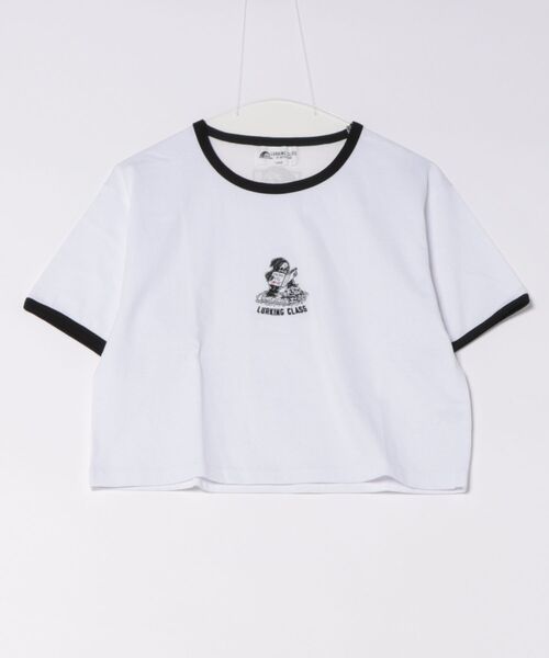 LURKING CLASS(ラーキングクラス)の「【ミニTシャツ】リンガーTシャツ/ショート丈 ST25STM03W/ST25STM04W LURKING CLASS/ラーキングクラス(Tシャツ/カットソー・レディース・ブラック系その他2/ホワイト系その他/ホワイト系その他2/ブラック系その他・L/M)」の22枚目の写真