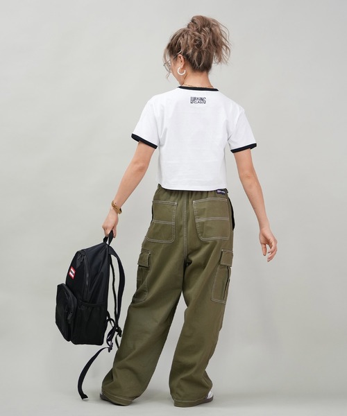 LURKING CLASS(ラーキングクラス)の「【ミニTシャツ】リンガーTシャツ/ショート丈 ST25STM03W/ST25STM04W LURKING CLASS/ラーキングクラス(Tシャツ/カットソー・レディース・ブラック系その他2/ホワイト系その他/ホワイト系その他2/ブラック系その他・L/M)」の6枚目の写真