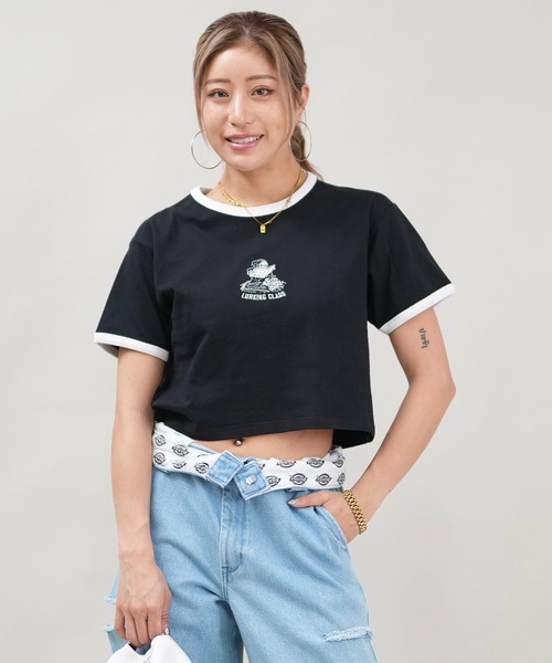 LURKING CLASS(ラーキングクラス)の「【ミニTシャツ】リンガーTシャツ/ショート丈 ST25STM03W/ST25STM04W LURKING CLASS/ラーキングクラス(Tシャツ/カットソー・レディース・ブラック系その他2/ホワイト系その他/ホワイト系その他2/ブラック系その他・L/M)」の17枚目の写真