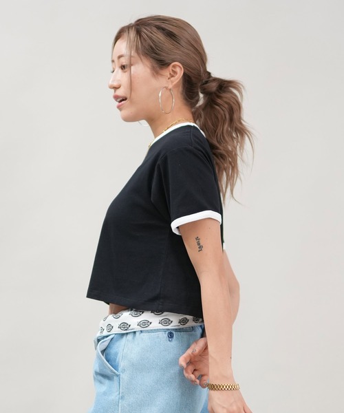 LURKING CLASS(ラーキングクラス)の「【ミニTシャツ】リンガーTシャツ/ショート丈 ST25STM03W/ST25STM04W LURKING CLASS/ラーキングクラス(Tシャツ/カットソー・レディース・ブラック系その他2/ホワイト系その他/ホワイト系その他2/ブラック系その他・L/M)」の18枚目の写真