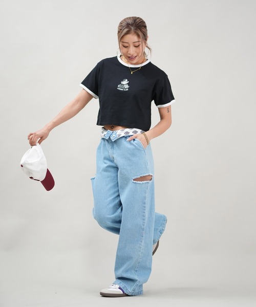 LURKING CLASS(ラーキングクラス)の「【ミニTシャツ】リンガーTシャツ/ショート丈 ST25STM03W/ST25STM04W LURKING CLASS/ラーキングクラス(Tシャツ/カットソー・レディース・ブラック系その他2/ホワイト系その他/ホワイト系その他2/ブラック系その他・L/M)」の20枚目の写真