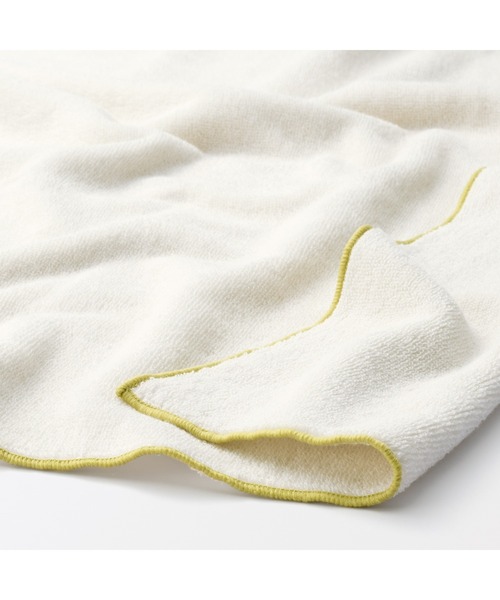 無印良品(ムジルシリョウヒン)の「カラーステッチパイル織りフェイスタオル 34×85cm(タオル・メンズ・アイボリー/チャコールグレー/ベージュ・FREE)」の10枚目の写真