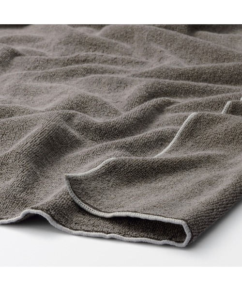 無印良品(ムジルシリョウヒン)の「カラーステッチパイル織りフェイスタオル 34×85cm(タオル・メンズ・アイボリー/チャコールグレー/ベージュ・FREE)」の6枚目の写真