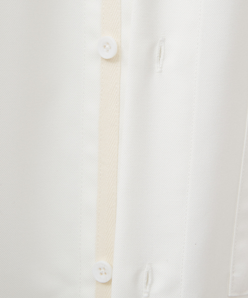 ABAHOUSE（アバハウス）の「イミテーションウール リラックスシャツ / レギュラーカラーシャツ（シャツ/ブラウス・メンズ・ホワイト/ベージュ/オレンジ/ネイビー・44/46/48）」の20枚目の写真