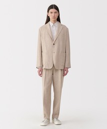 MUJI Labo（ムジラボ）の「〔MUJI Labo〕紳士　リネン混ウールストレートパンツ（その他パンツ）」