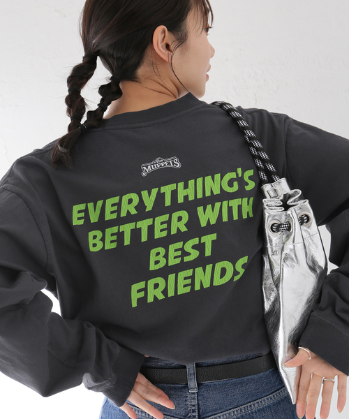 JOURNAL STANDARD（ジャーナルスタンダード）の「【THE MUPPETS / ザ・マペッツ】 L/S Tシャツ（Tシャツ/カットソー・メンズ・ホワイト/ブラック/パープル/イエロー/ブラックミックス/ブラック系その他・MEDIUM/LARGE）」の19枚目の写真