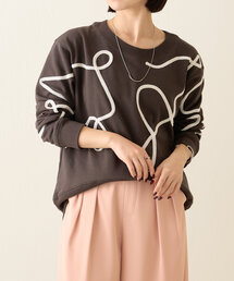 Jena espace merveilleux | 線柄裏毛カットソー(Tシャツ/カットソー)