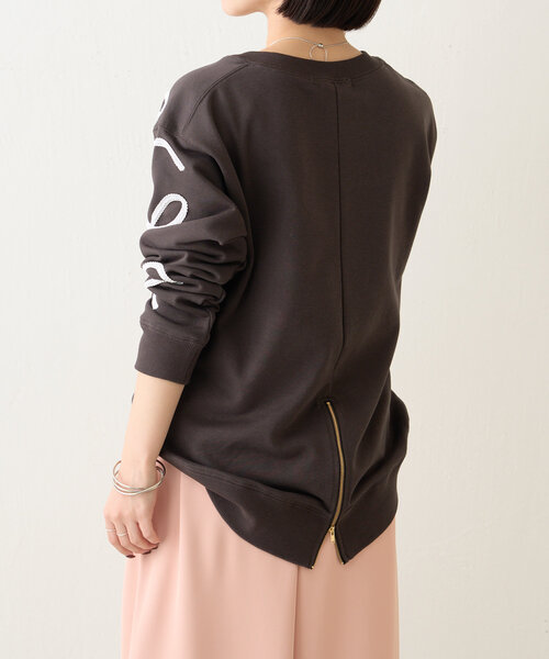 Jena espace merveilleux(ジェナ エスパスメルヴェイユ)の「線柄裏毛カットソー(Tシャツ/カットソー・レディース・チャコールグレー/ベージュ/グレー・FREE)」の19枚目の写真