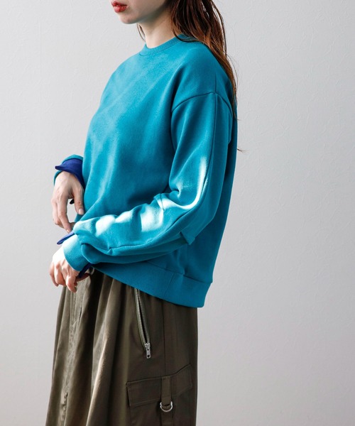 BICOLOR SWEAT TOPS