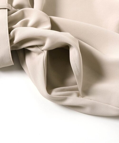 algy(アルジー)の「ふんわりボリュームトレンチワンピ(ワンピース・キッズ・ベージュ/ピンク・X-SMALL/MEDIUM/SMALL/XX-SMALL)」の10枚目の写真