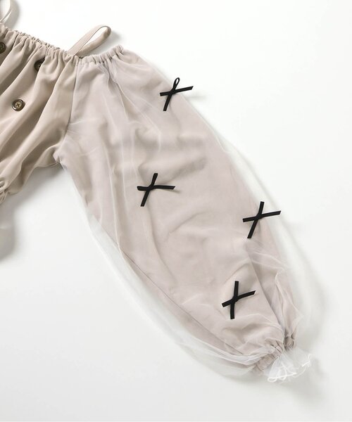 algy(アルジー)の「ふんわりボリュームトレンチワンピ(ワンピース・キッズ・ベージュ/ピンク・X-SMALL/MEDIUM/SMALL/XX-SMALL)」の17枚目の写真