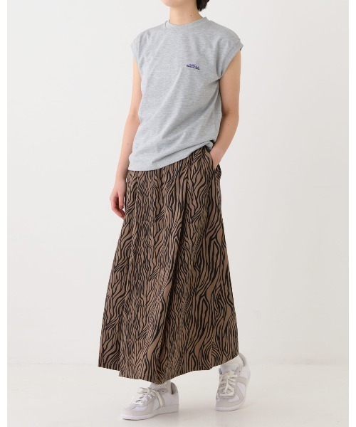 未使用　THOUSAND MILE　サウザンドマイル　スカート　ゼブラ柄 THOUSAND MILE】WAVE ADJUST SKIRT/ウェーブアジャストスカート