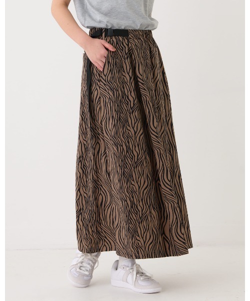 THOUSAND MILE(サウザンドマイル)の「【THOUSAND MILE】WAVE ADJUST SKIRT/ウェーブアジャストスカート/ゼブラ柄(スカート・レディース・ゼブラ・FREE)」の6枚目の写真