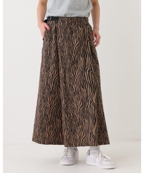 THOUSAND MILE(サウザンドマイル)の「【THOUSAND MILE】WAVE ADJUST SKIRT/ウェーブアジャストスカート/ゼブラ柄(スカート・レディース・ゼブラ・FREE)」の7枚目の写真