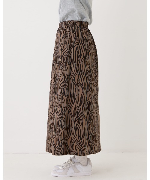 THOUSAND MILE(サウザンドマイル)の「【THOUSAND MILE】WAVE ADJUST SKIRT/ウェーブアジャストスカート/ゼブラ柄(スカート・レディース・ゼブラ・FREE)」の9枚目の写真