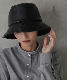 ROSE BUD（ローズバッド）の「フェイクレザーバケットハット（ハット）」