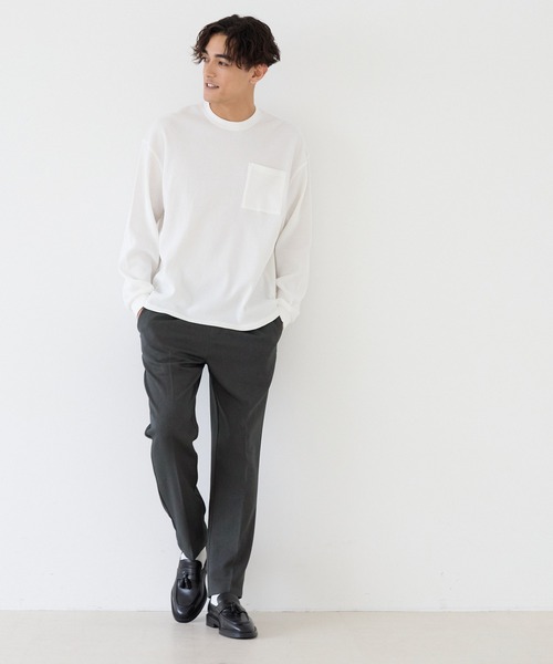 coca（coca）（コカ）の「イージースラックス（スラックス・メンズ・ブラック/チャコール・XL/M/L）」の3枚目の写真