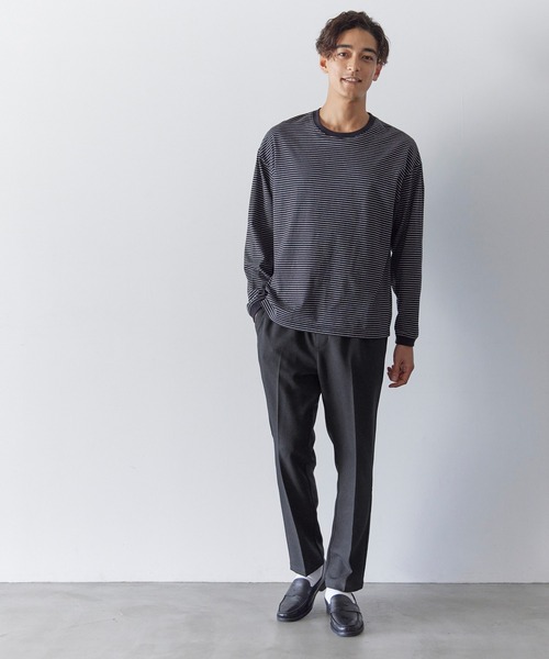 coca（coca）（コカ）の「イージースラックス（スラックス・メンズ・ブラック/チャコール・XL/M/L）」の8枚目の写真