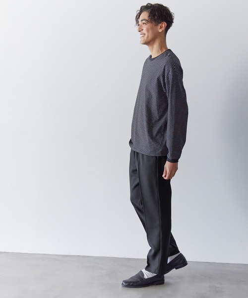 coca（coca）（コカ）の「イージースラックス（スラックス・メンズ・ブラック/チャコール・XL/M/L）」の10枚目の写真