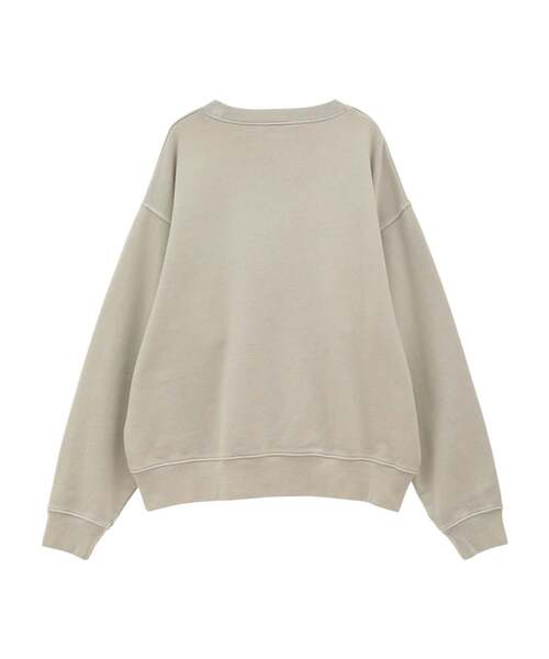 CONVERSE TOKYO(コンバーストウキョウ)の「PIGMENT DYE CONSTELLATION PRINT SWEAT(スウェット・レディース・ブラック/ベージュ/サックスブルー・SMALL/MEDIUM)」の4枚目の写真