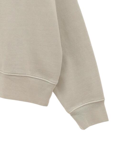 CONVERSE TOKYO(コンバーストウキョウ)の「PIGMENT DYE CONSTELLATION PRINT SWEAT(スウェット・レディース・ブラック/ベージュ/サックスブルー・SMALL/MEDIUM)」の6枚目の写真