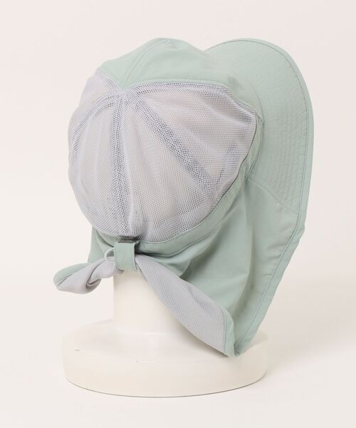 OVERRIDE(オーバーライド)の「OVERRIDE BREATHABLE REC SHADE HAT SG / オーバーライド(ハット・レディース・グレー/ブラック/ライトグリーン・58cm)」の4枚目の写真