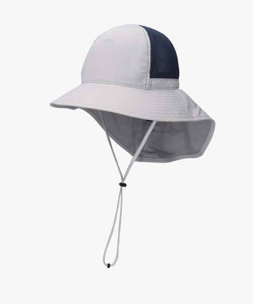 OVERRIDE(オーバーライド)の「OVERRIDE BREATHABLE REC SHADE HAT SG / オーバーライド(ハット・レディース・グレー/ブラック/ライトグリーン・58cm)」の2枚目の写真
