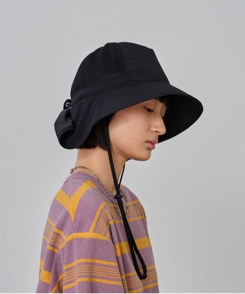 OVERRIDE(オーバーライド)の「OVERRIDE BREATHABLE REC SHADE HAT SG / オーバーライド(ハット・レディース・グレー/ブラック/ライトグリーン・58cm)」の10枚目の写真