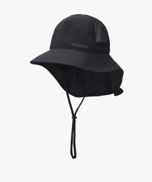 OVERRIDE(オーバーライド)の「OVERRIDE BREATHABLE REC SHADE HAT SG / オーバーライド(ハット・レディース・グレー/ブラック/ライトグリーン・58cm)」の12枚目の写真