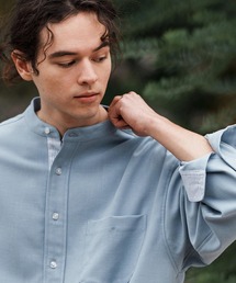 ＜&RC＞バンドカラーシャツ サックスブルー アーバンリサーチ サニーレーベル URBAN RESEARCH Sonny Label 『WEB