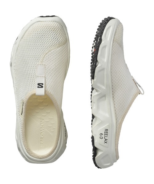 SALOMON（サロモン）の「【Salomon】REELAX SLIDE 6.0　ラックス スライド 6.0（サンダル・レディース・ブラック/ホワイト・23/24/25）」の7枚目の写真