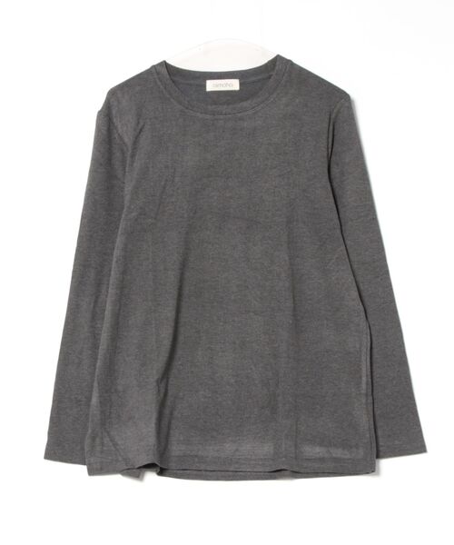 aimoha(アイモハ)の「サイドボタンラウンドネックトップス(Tシャツ/カットソー・レディース・ブラック/ホワイト/ダークグレー/チョコ・FREE)」の15枚目の写真