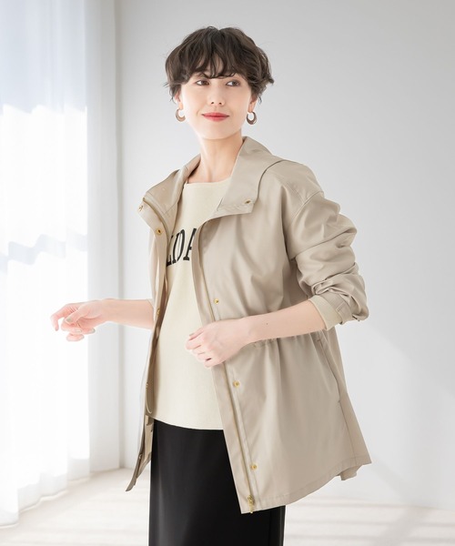 Elura(エルーラ)の「大人リュクスマンパ/292038(マウンテンパーカー・レディース・カーキ/ベージュ/ネイビー・SMALL/MEDIUM/LARGE)」の2枚目の写真