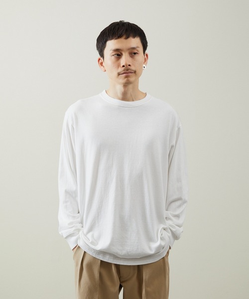 And A(アンドエー)の「And A アンドエー / 88・12 L/S T-SHIRT アスレチックコットンレーヨンロンT / AA-A23M003L(Tシャツ/カットソー・メンズ・グレー/ブラック/ネイビー/ホワイト・2/1/3)」の2枚目の写真