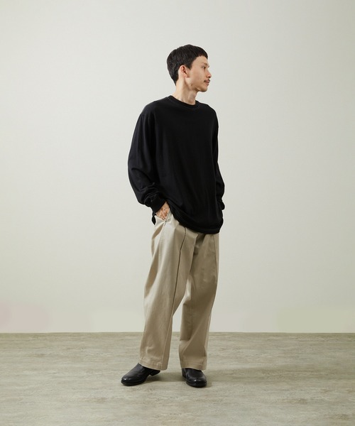And A(アンドエー)の「And A アンドエー / 88・12 L/S T-SHIRT アスレチックコットンレーヨンロンT / AA-A23M003L(Tシャツ/カットソー・メンズ・グレー/ブラック/ネイビー/ホワイト・2/1/3)」の20枚目の写真